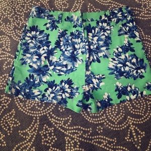 Floral print J.Crew shorts